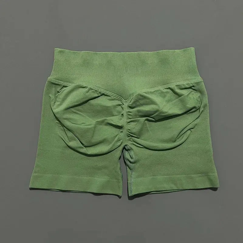 HISTELLO Impact Shorts 4.5" Women Fitness Sports Biker Shorts Low Waist Gym Short Workout Scrunch Butt Yoga Seamless Leggings luxecrown.co.uk