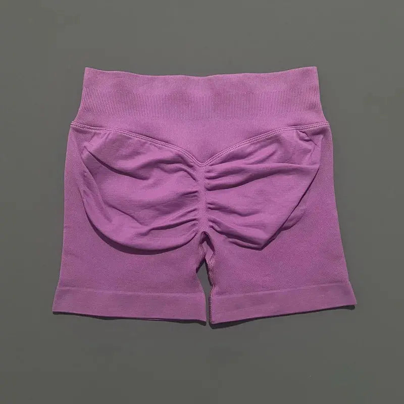 HISTELLO Impact Shorts 4.5" Women Fitness Sports Biker Shorts Low Waist Gym Short Workout Scrunch Butt Yoga Seamless Leggings luxecrown.co.uk