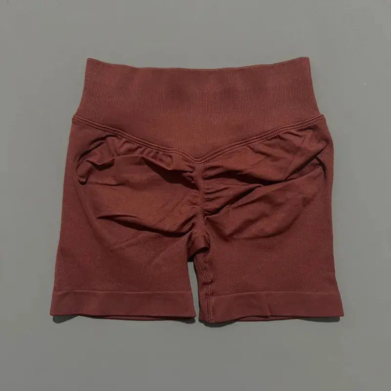 HISTELLO Impact Shorts 4.5" Women Fitness Sports Biker Shorts Low Waist Gym Short Workout Scrunch Butt Yoga Seamless Leggings luxecrown.co.uk