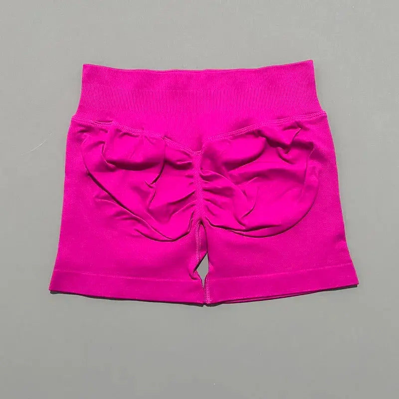 HISTELLO Impact Shorts 4.5" Women Fitness Sports Biker Shorts Low Waist Gym Short Workout Scrunch Butt Yoga Seamless Leggings luxecrown.co.uk