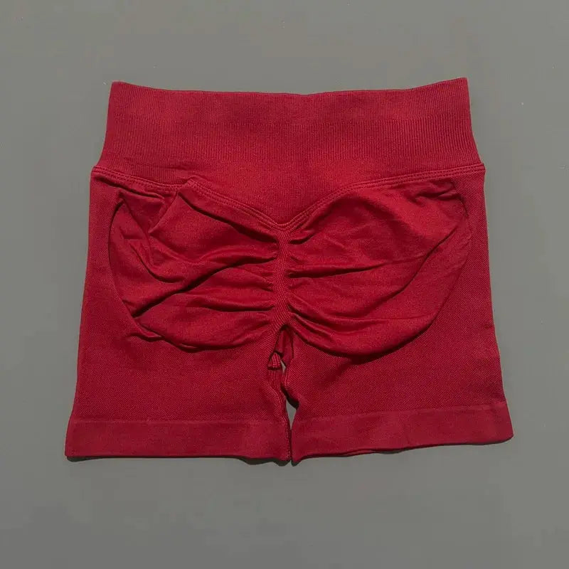 HISTELLO Impact Shorts 4.5" Women Fitness Sports Biker Shorts Low Waist Gym Short Workout Scrunch Butt Yoga Seamless Leggings luxecrown.co.uk