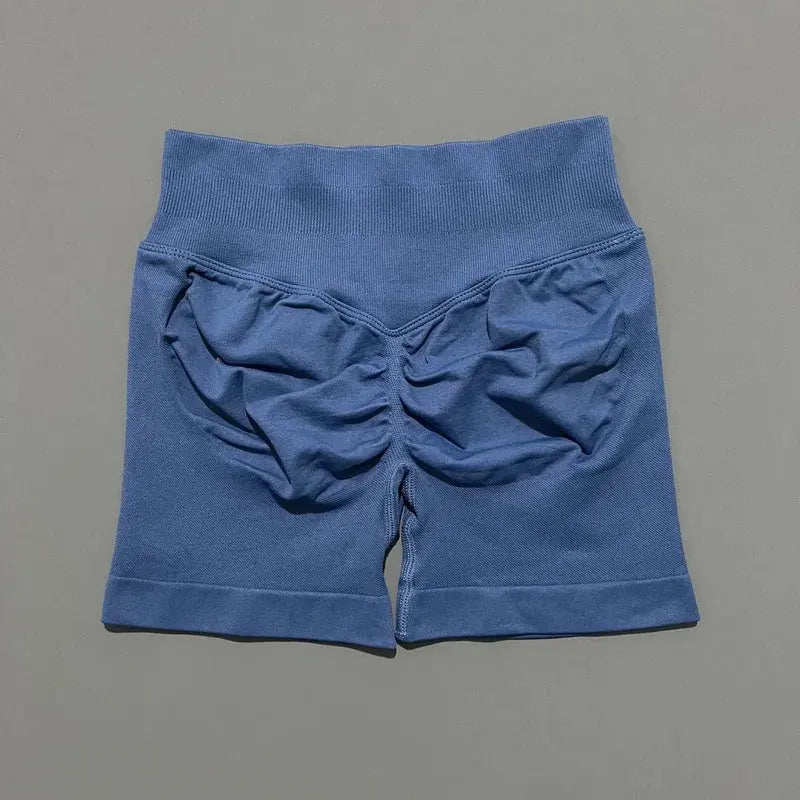 HISTELLO Impact Shorts 4.5" Women Fitness Sports Biker Shorts Low Waist Gym Short Workout Scrunch Butt Yoga Seamless Leggings luxecrown.co.uk