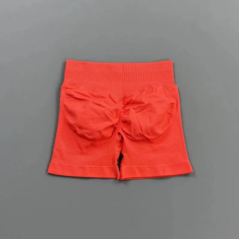 HISTELLO Impact Shorts 4.5" Women Fitness Sports Biker Shorts Low Waist Gym Short Workout Scrunch Butt Yoga Seamless Leggings luxecrown.co.uk