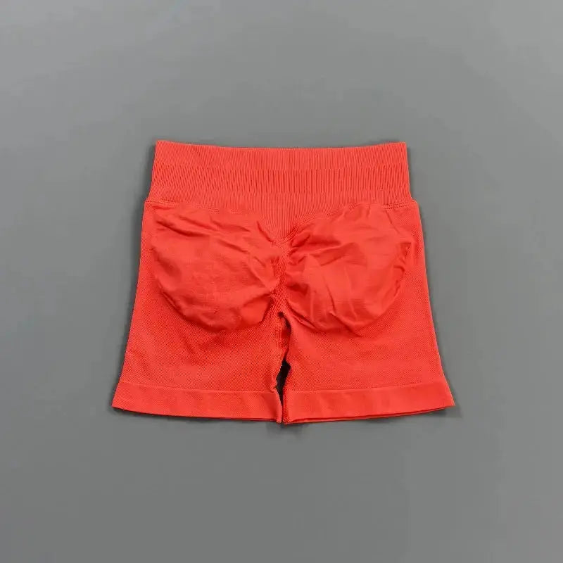 HISTELLO Impact Shorts 4.5" Women Fitness Sports Biker Shorts Low Waist Gym Short Workout Scrunch Butt Yoga Seamless Leggings luxecrown.co.uk