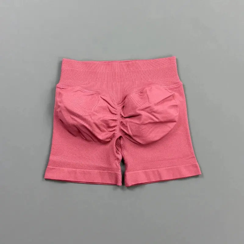 HISTELLO Impact Shorts 4.5" Women Fitness Sports Biker Shorts Low Waist Gym Short Workout Scrunch Butt Yoga Seamless Leggings luxecrown.co.uk