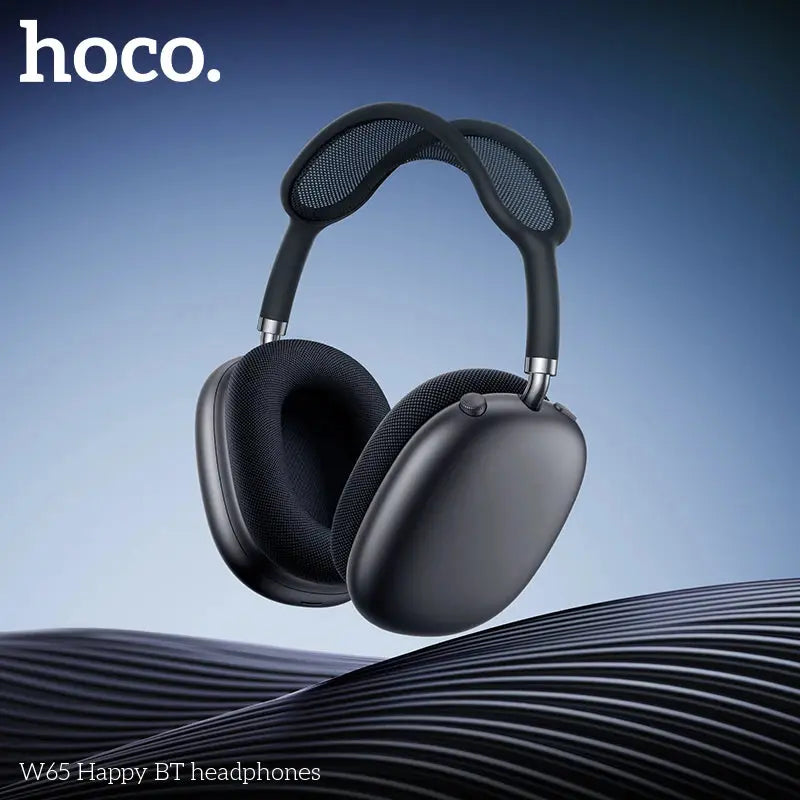 HOCO W65 New Bluetooth 5.4 Headphone Over Ear Big Earphones Hifi Audio Music Sport Gaming Headsets for Iphone Android With Mic luxecrown.co.uk