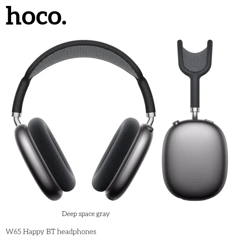 HOCO W65 New Bluetooth 5.4 Headphone Over Ear Big Earphones Hifi Audio Music Sport Gaming Headsets for Iphone Android With Mic luxecrown.co.uk