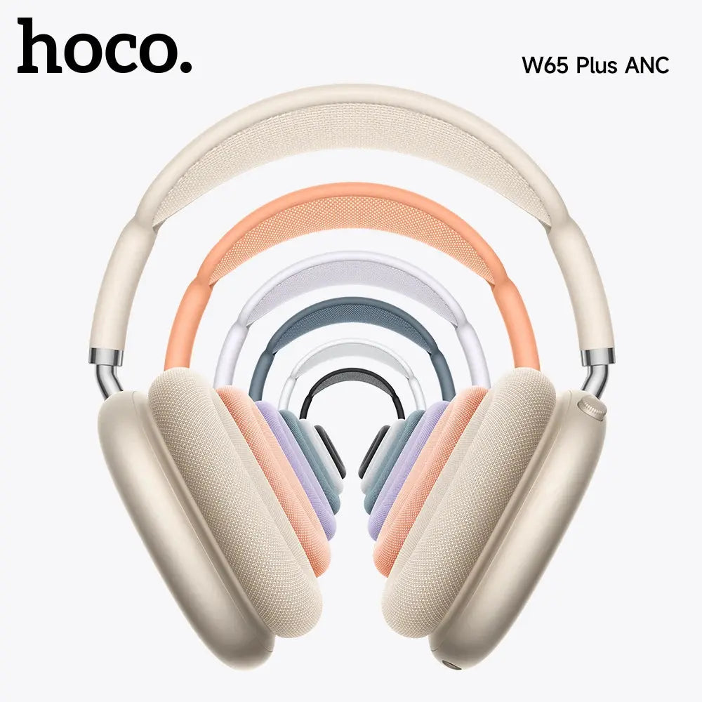 HOCO W65 Plus: Over-Ear ANC Headphones, AirPods Max Style luxecrown.co.uk