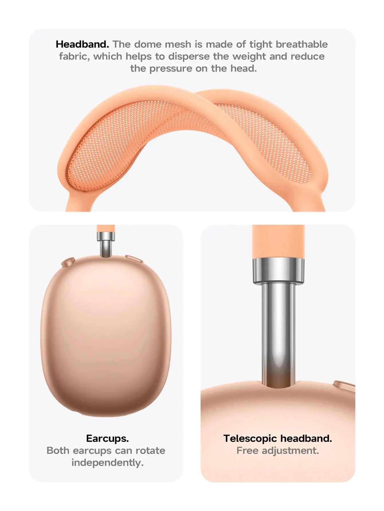 HOCO W65 Plus: Over-Ear ANC Headphones, AirPods Max Style luxecrown.co.uk