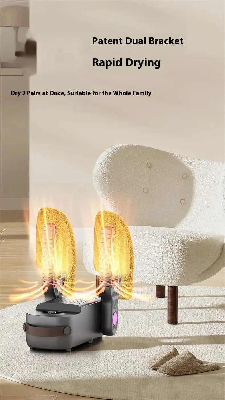 HOMEFISH Automatic Timing Shoe Dryer Deodorizing Household Shoe Drying Device New Model for Footwear Care luxecrown.co.uk