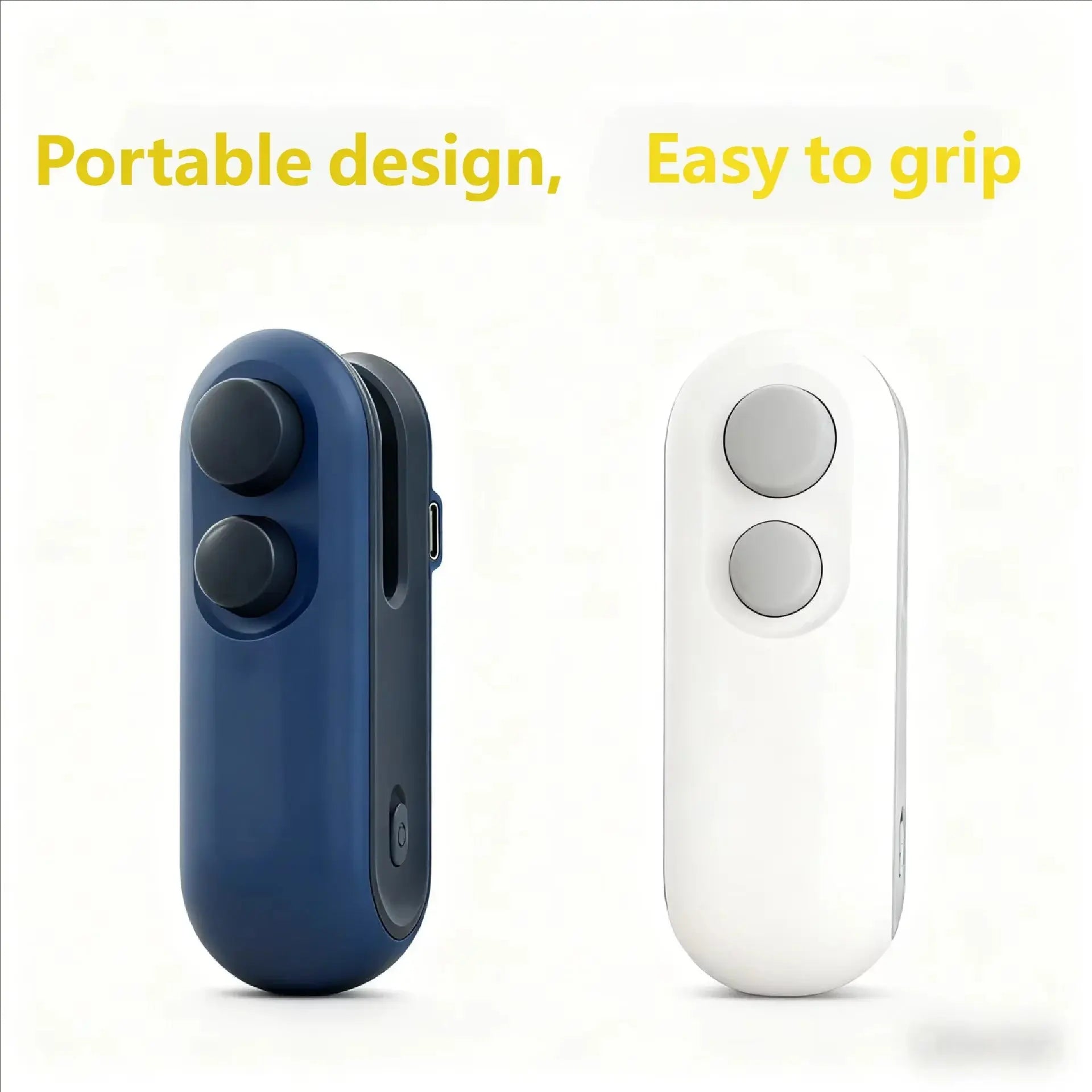 HOMEFISH Mini Handheld Heat Sealer USB Rechargeable Food Storage Bag Plastic Packaging Machine Clip Bag Portable Food Sealer luxecrown.co.uk