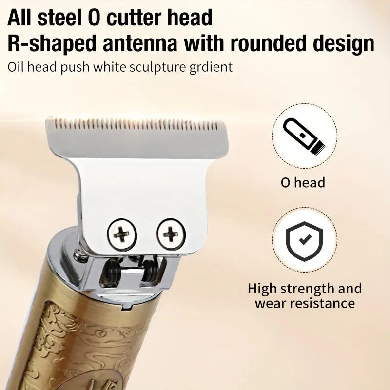 Hair Clipper Beard Trimmer For Men, Electric Cordless Hair Clipper With LCD Screen, Precise T-Blade Trimmer, USB Rechargeable Grooming Kit, Electric Shaver Hair Clipper With Guide Comb DT Streetsharks