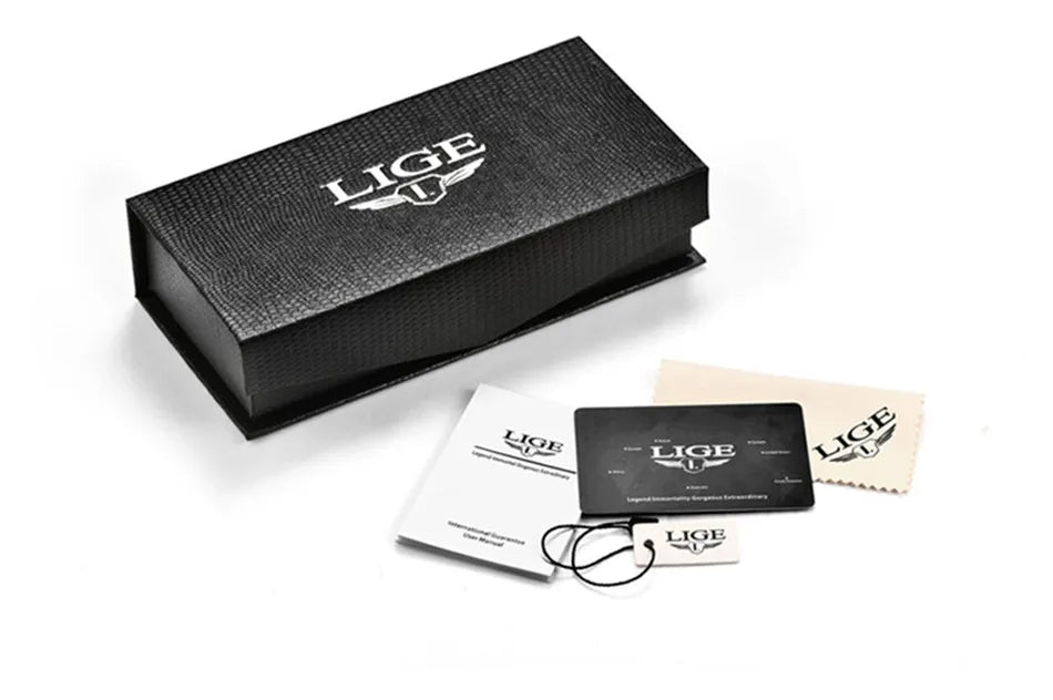 LIGE New Fashion Mens Watches Top Brand Luxury Sport Waterproof Simple Ultra-Thin Watches Men Quartz Clock Relogio Masculino+Box luxecrown.co.uk