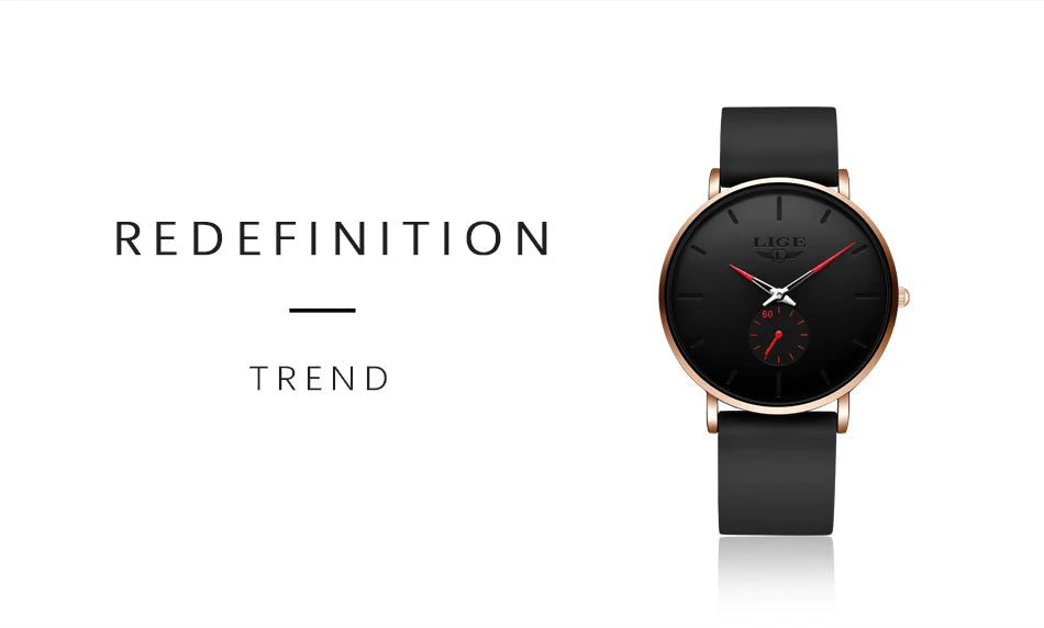LIGE New Fashion Mens Watches Top Brand Luxury Sport Waterproof Simple Ultra-Thin Watches Men Quartz Clock Relogio Masculino+Box luxecrown.co.uk