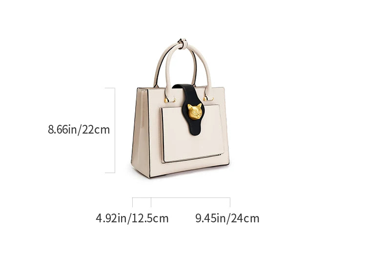 BAFELLI WOMEN'S BAGS NEW 2026 CELEBRITY FASHION CAT HANDBAG CROSSBODY SHOULDER FEMALE LEATHER DESIGNER STYLISH LUXURY PURSE luxecrown.co.uk