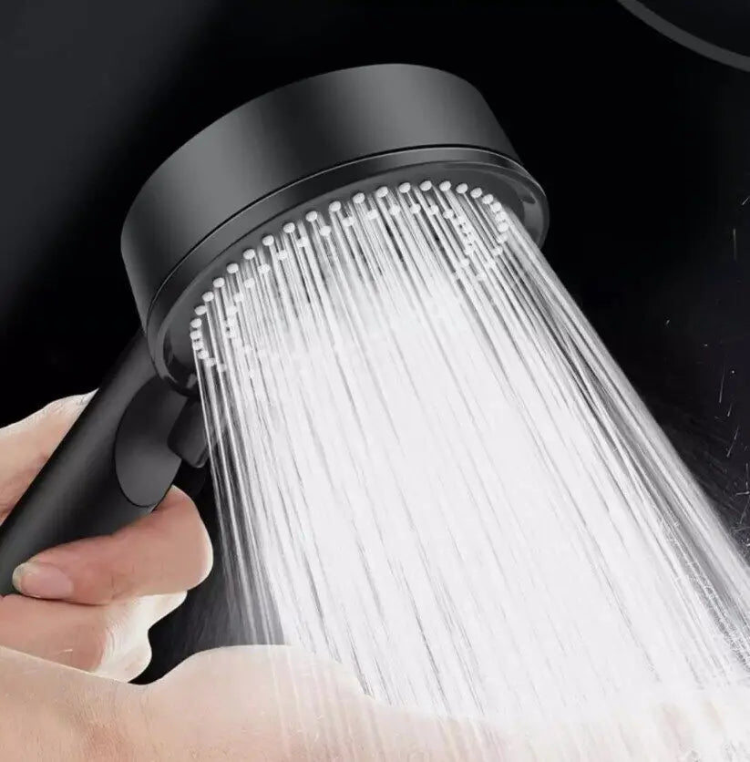 High Pressure Bath Shower Head 5 Mode Large Chrome Handset Heads Water Saving StreetSharks
