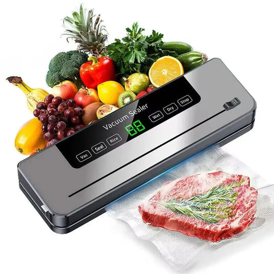 High Quality Professional Home Kitchen Vacuum Sealer Machine Easy Use with Cutter Hot Sale for Household RV Battery Power Source luxecrown.co.uk