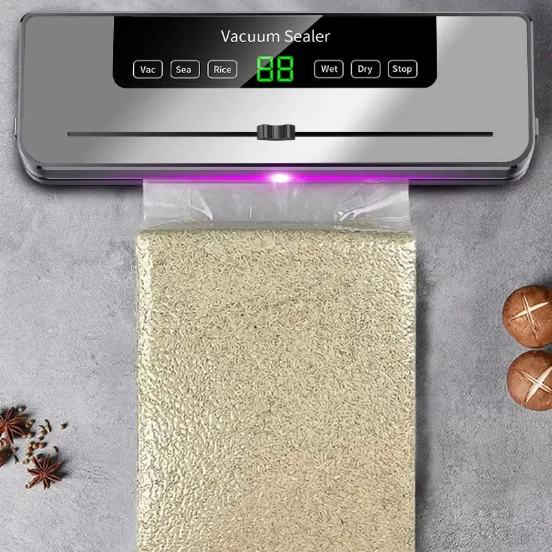 High Quality Professional Home Kitchen Vacuum Sealer Machine Easy Use with Cutter Hot Sale for Household RV Battery Power Source luxecrown.co.uk