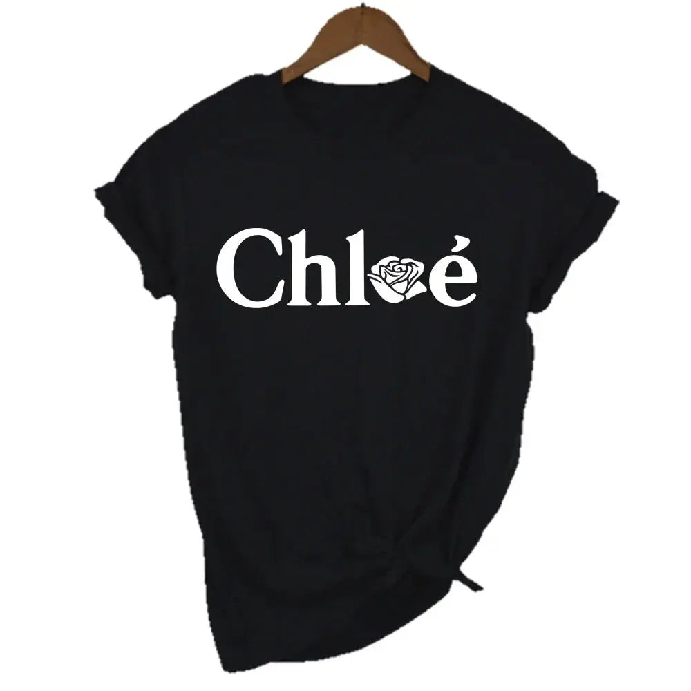 High Quality T-shirt 2024 Summer Luxury Brand Alphabet Print T-shirt Women's Fashion Graphic Women's Top Street Women's Shirt Streetsharks
