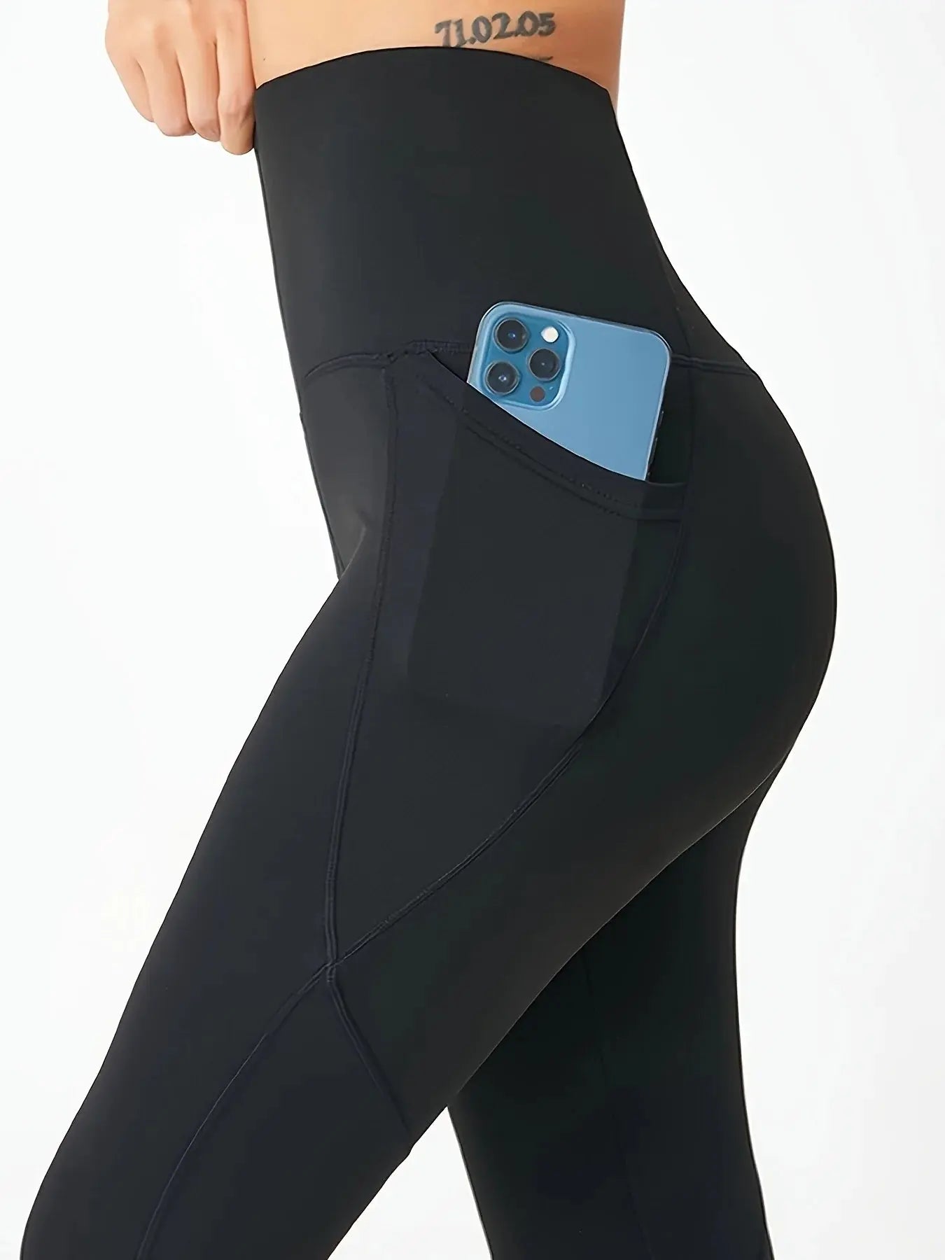 High-Waist Tummy Control Yoga Pants Women's Fitness Butt Lifting Tight Running Sport Pants Summer Cross-Border Exercise Leggings luxecrown.co.uk