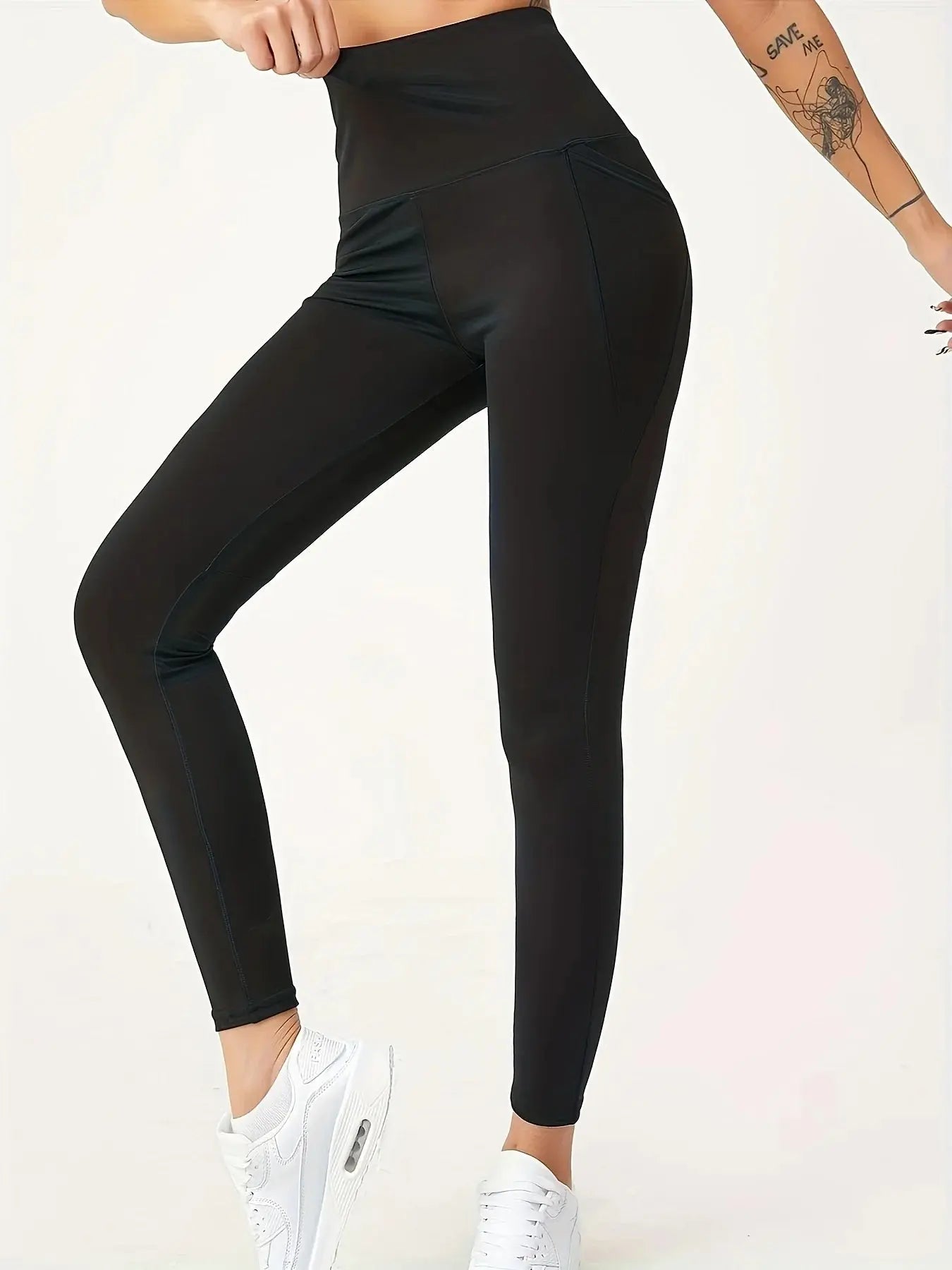 High-Waist Tummy Control Yoga Pants Women's Fitness Butt Lifting Tight Running Sport Pants Summer Cross-Border Exercise Leggings luxecrown.co.uk