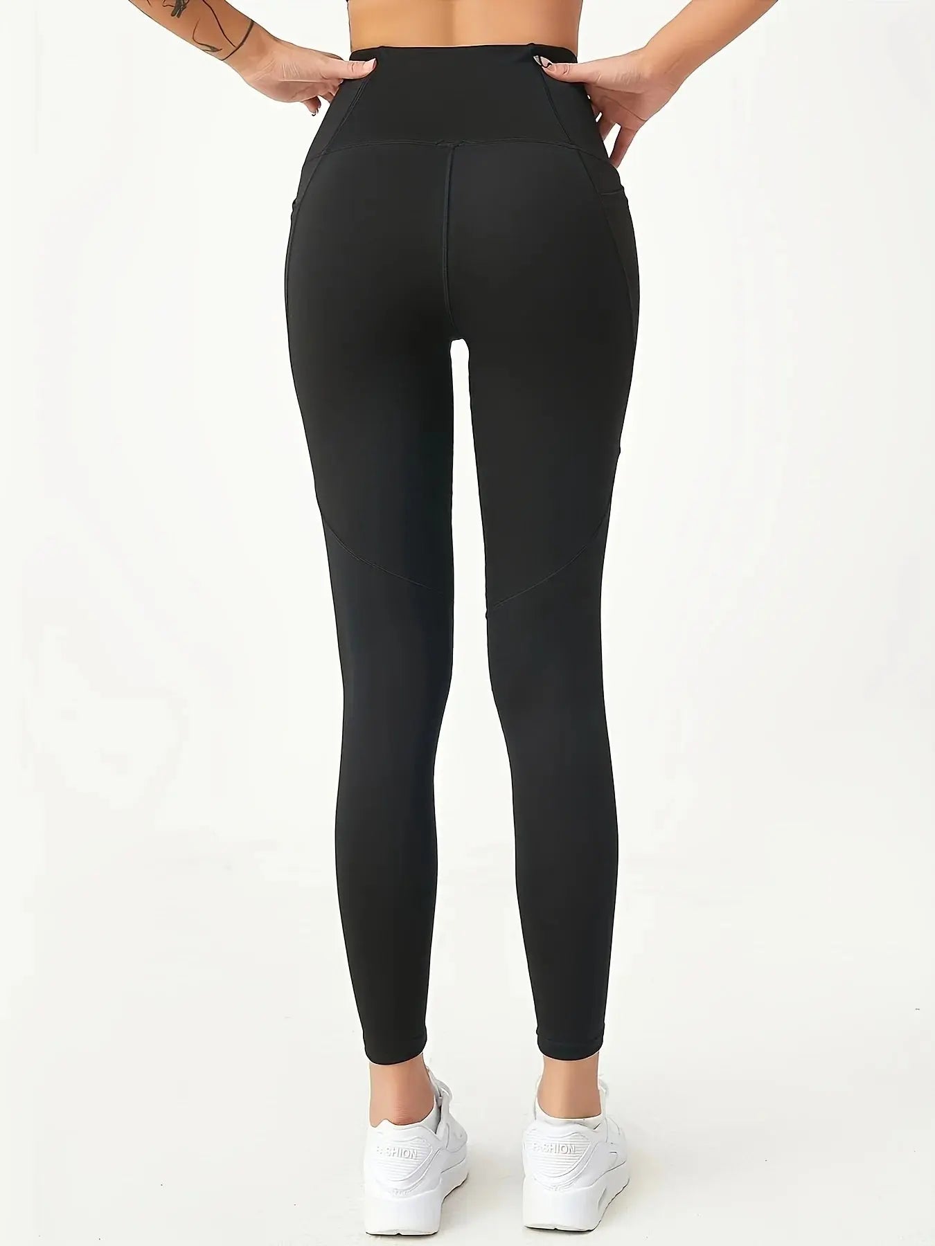 High-Waist Tummy Control Yoga Pants Women's Fitness Butt Lifting Tight Running Sport Pants Summer Cross-Border Exercise Leggings luxecrown.co.uk