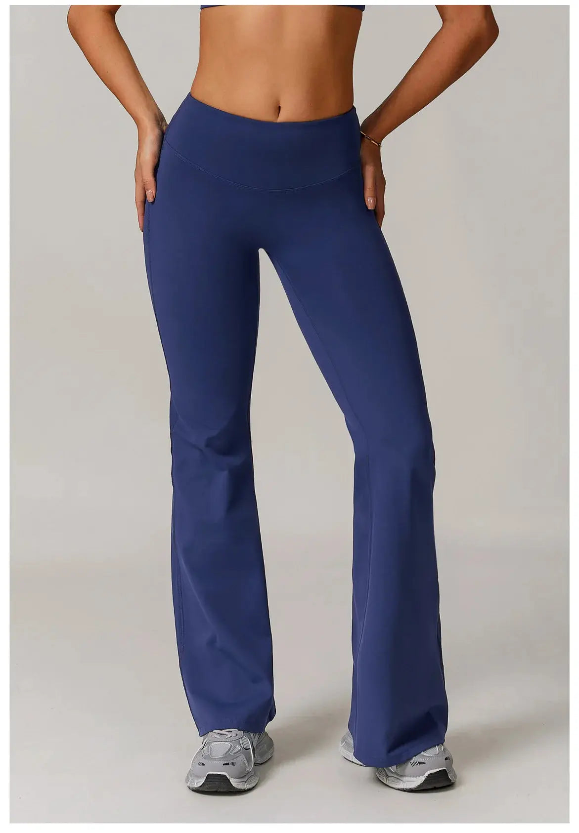 High Waist Wide Leg Pants Leggings Women Tights Fitness Bell-bottoms Yoga Elastic Leggings Push Up Gym Workout Flared Pants luxecrown.co.uk