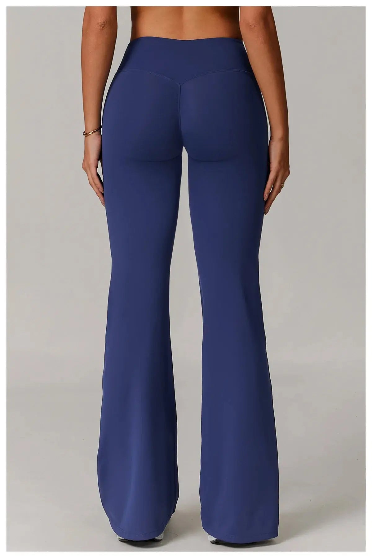 High Waist Wide Leg Pants Leggings Women Tights Fitness Bell-bottoms Yoga Elastic Leggings Push Up Gym Workout Flared Pants luxecrown.co.uk