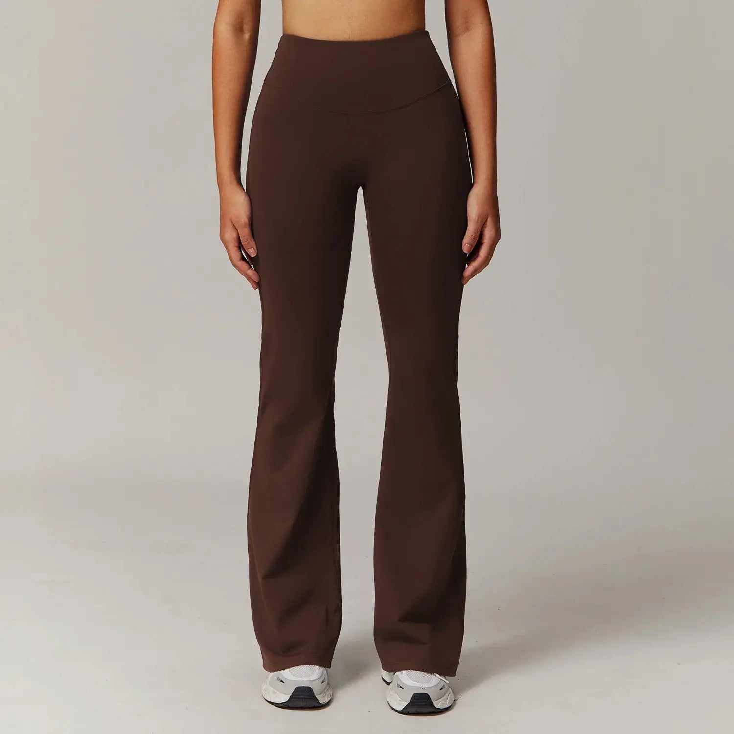 High Waist Wide Leg Pants Leggings Women Tights Fitness Bell-bottoms Yoga Elastic Leggings Push Up Gym Workout Flared Pants luxecrown.co.uk