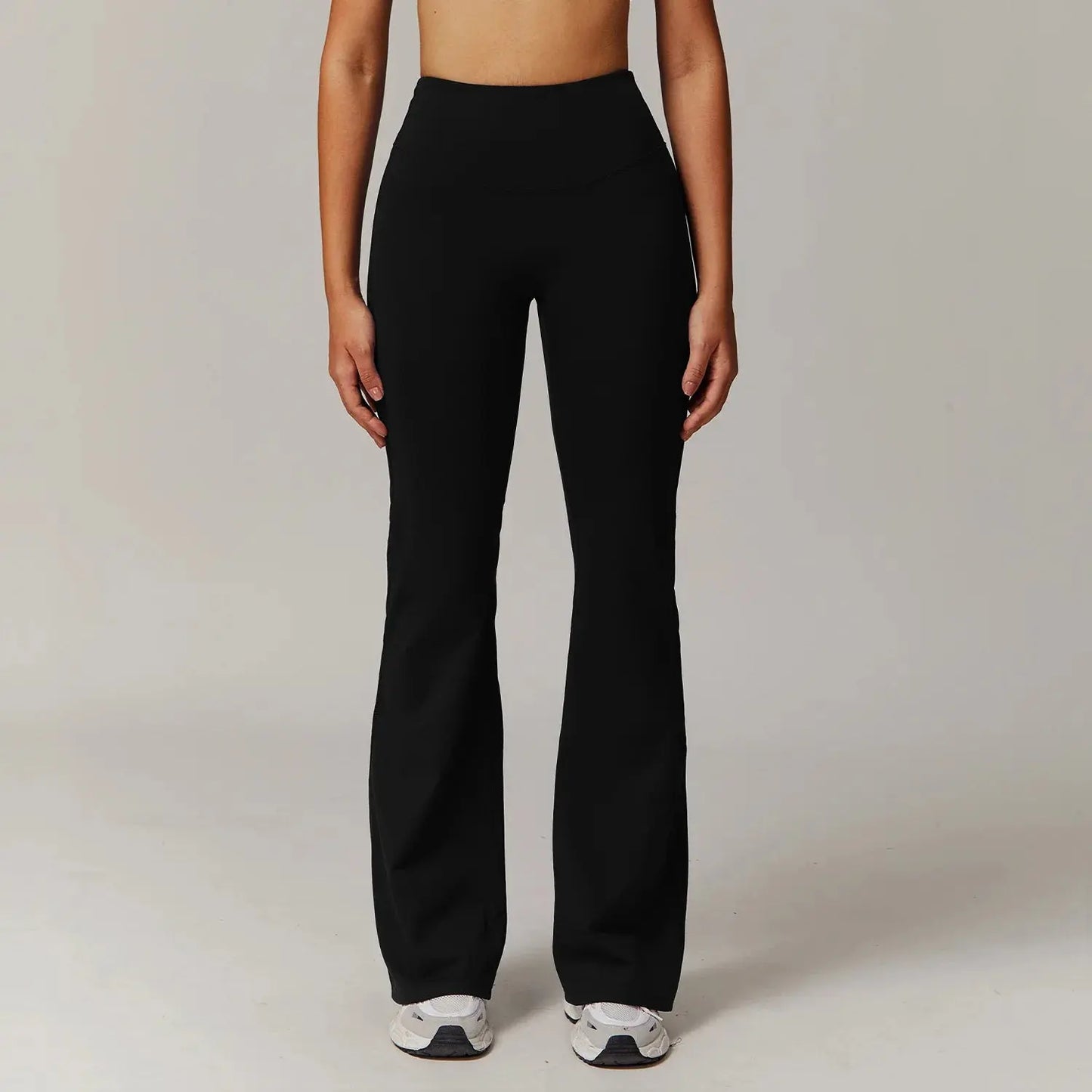 High Waist Wide Leg Pants Leggings Women Tights Fitness Bell-bottoms Yoga Elastic Leggings Push Up Gym Workout Flared Pants luxecrown.co.uk