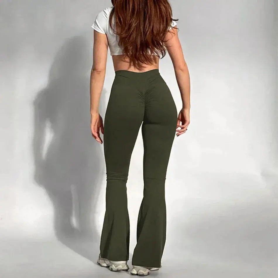 High Waist Workout Yoga Leggings Fitness Butt Lifting Scrunch Butt Sports Gym Pants Women luxecrown.co.uk