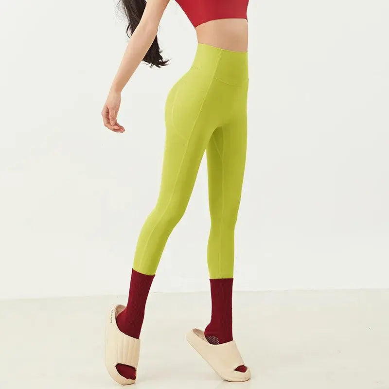 High Waist Yoga Leggings Women Soft With Pockets Sports Leggings Tights Fitness Gym Elastic Pants High Quality Sport Leggings luxecrown.co.uk