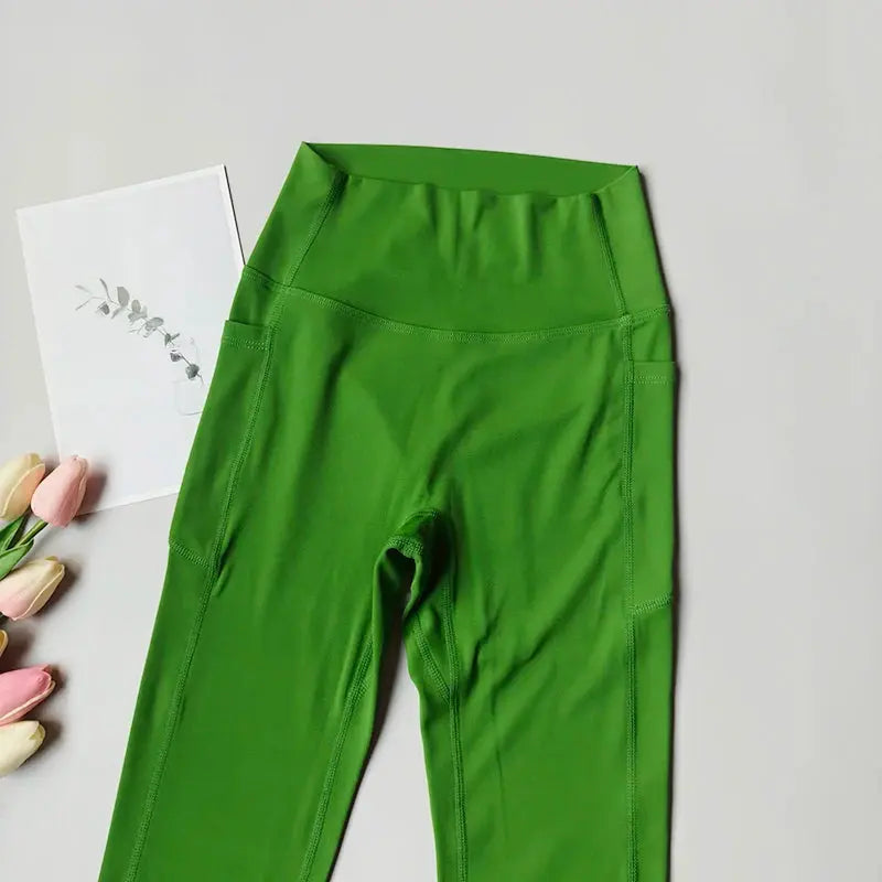 High Waist Yoga Leggings Women Soft With Pockets Sports Leggings Tights Fitness Gym Elastic Pants High Quality Sport Leggings luxecrown.co.uk