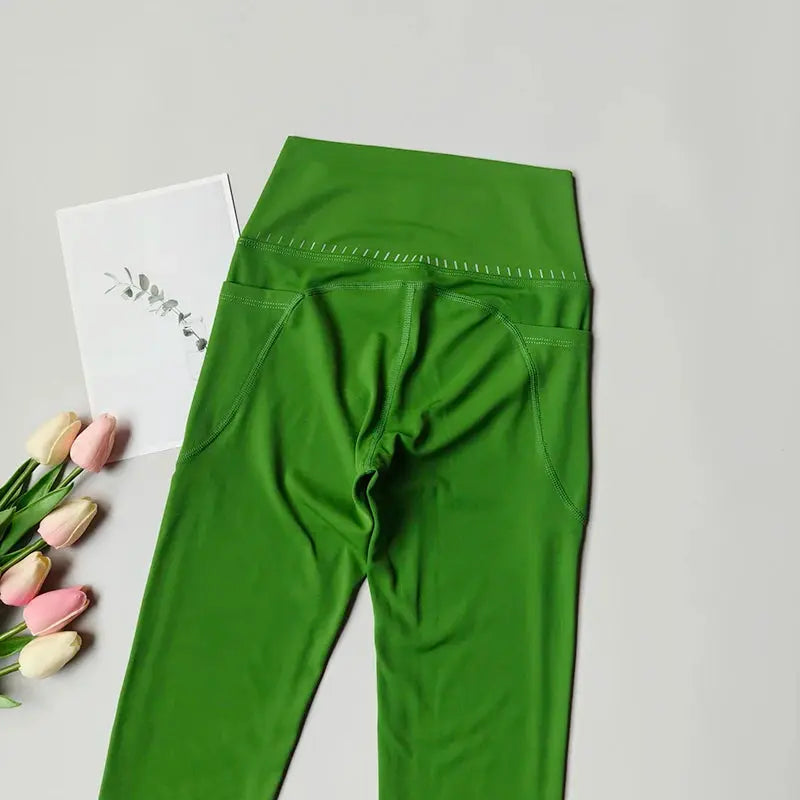 High Waist Yoga Leggings Women Soft With Pockets Sports Leggings Tights Fitness Gym Elastic Pants High Quality Sport Leggings luxecrown.co.uk