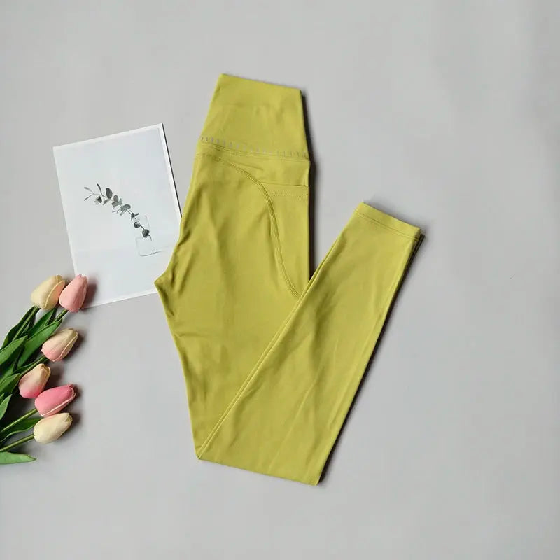 High Waist Yoga Leggings Women Soft With Pockets Sports Leggings Tights Fitness Gym Elastic Pants High Quality Sport Leggings luxecrown.co.uk