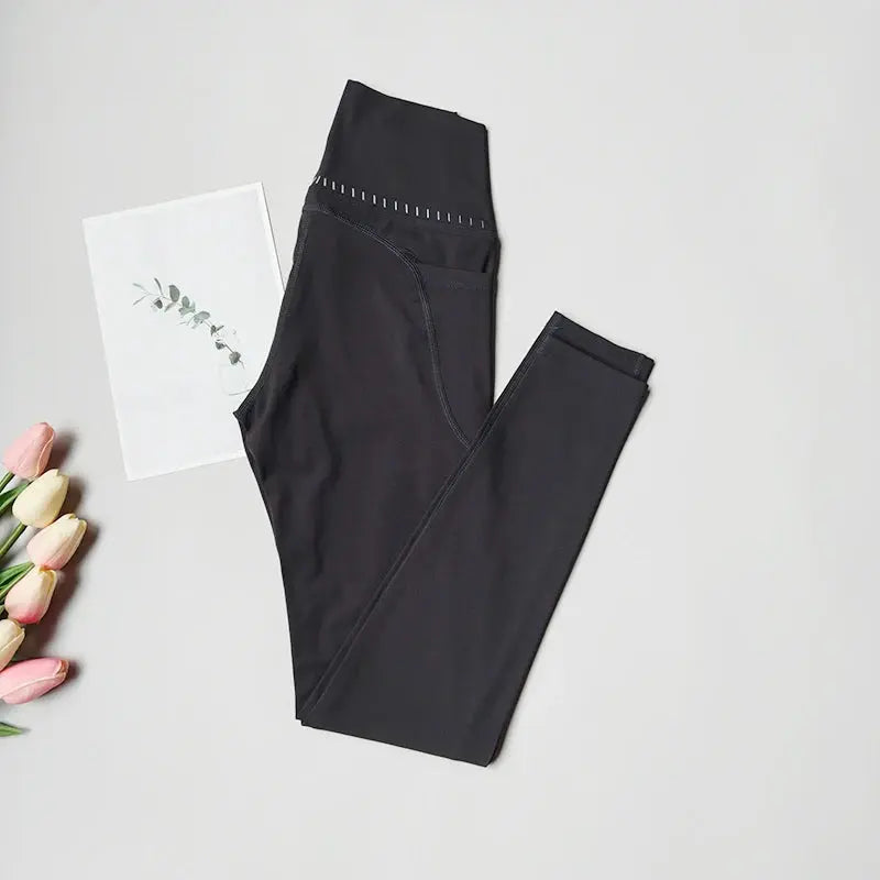 High Waist Yoga Leggings Women Soft With Pockets Sports Leggings Tights Fitness Gym Elastic Pants High Quality Sport Leggings luxecrown.co.uk