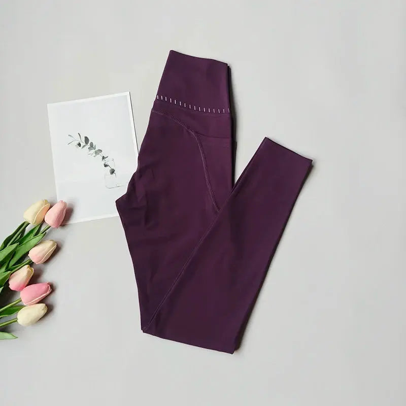 High Waist Yoga Leggings Women Soft With Pockets Sports Leggings Tights Fitness Gym Elastic Pants High Quality Sport Leggings luxecrown.co.uk