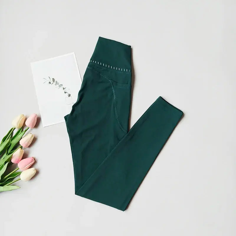 High Waist Yoga Leggings Women Soft With Pockets Sports Leggings Tights Fitness Gym Elastic Pants High Quality Sport Leggings luxecrown.co.uk