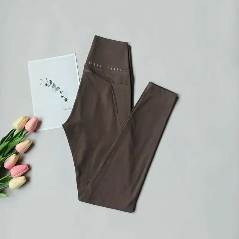 High Waist Yoga Leggings Women Soft With Pockets Sports Leggings Tights Fitness Gym Elastic Pants High Quality Sport Leggings luxecrown.co.uk