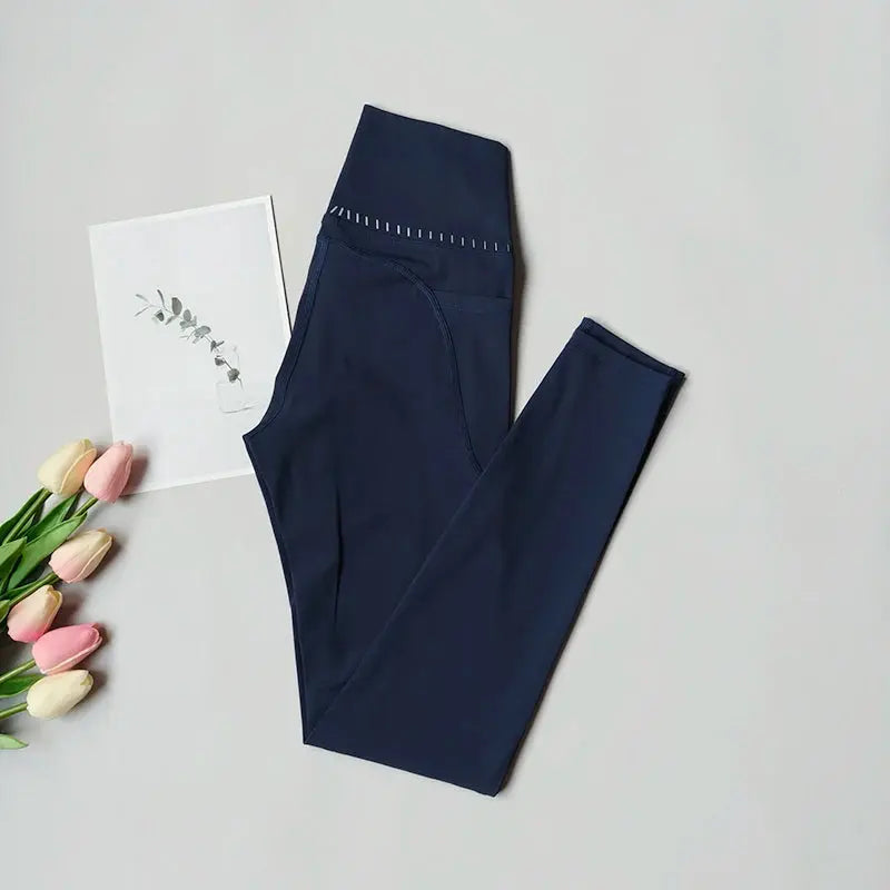 High Waist Yoga Leggings Women Soft With Pockets Sports Leggings Tights Fitness Gym Elastic Pants High Quality Sport Leggings luxecrown.co.uk