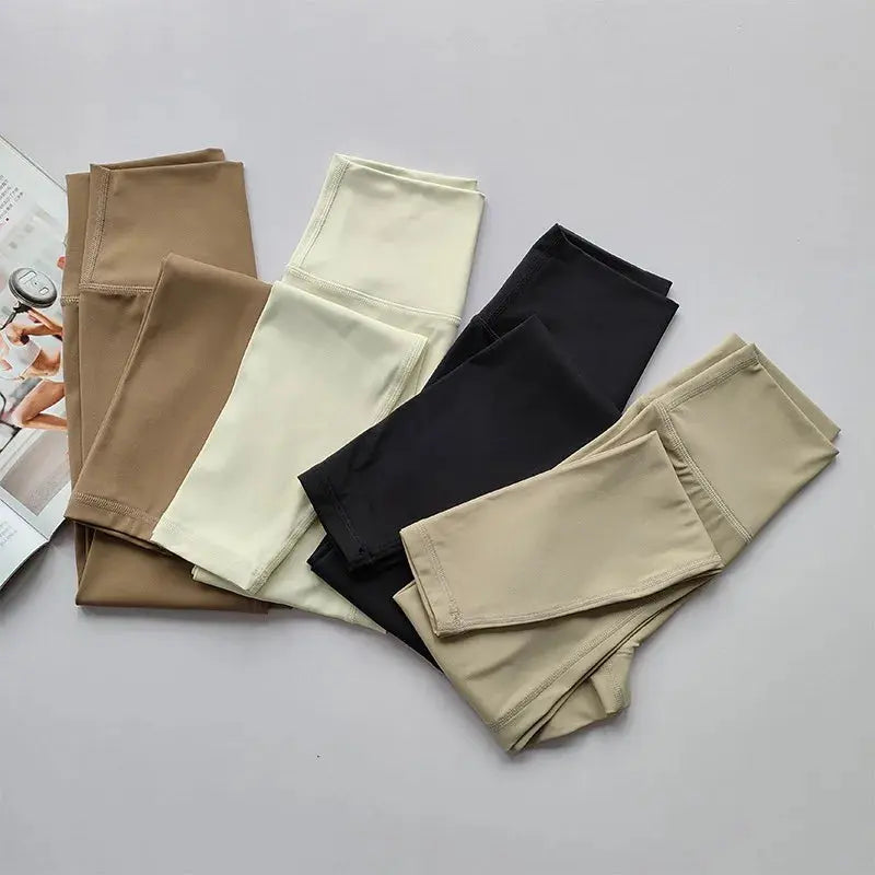High Waist Yoga Leggings for Women Soft Breathable Sports Tights Fitness Gym Elastic Pants High Quality Sport Leggings luxecrown.co.uk