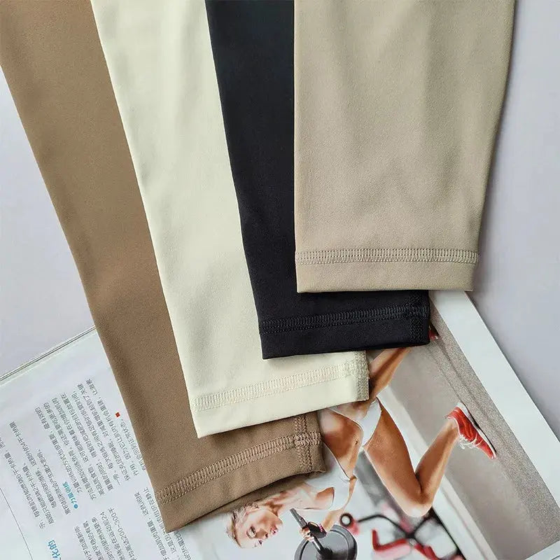 High Waist Yoga Leggings for Women Soft Breathable Sports Tights Fitness Gym Elastic Pants High Quality Sport Leggings luxecrown.co.uk