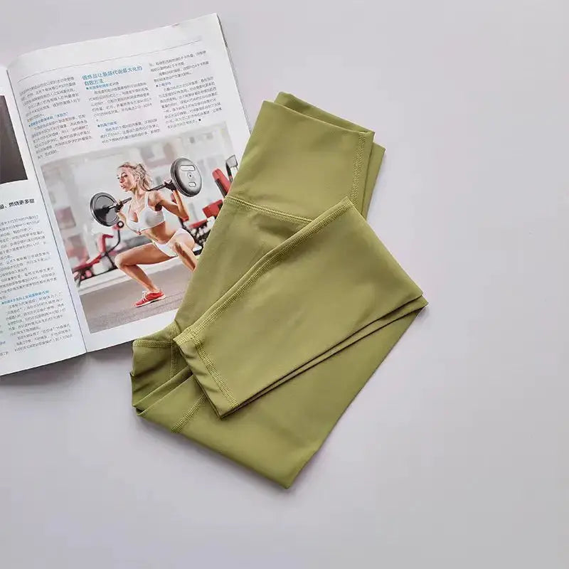 High Waist Yoga Leggings for Women Soft Breathable Sports Tights Fitness Gym Elastic Pants High Quality Sport Leggings luxecrown.co.uk