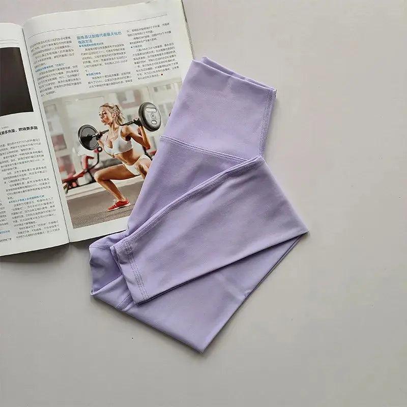 High Waist Yoga Leggings for Women Soft Breathable Sports Tights Fitness Gym Elastic Pants High Quality Sport Leggings luxecrown.co.uk