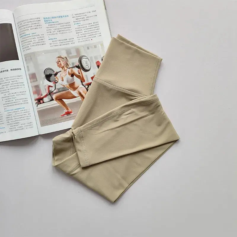 High Waist Yoga Leggings for Women Soft Breathable Sports Tights Fitness Gym Elastic Pants High Quality Sport Leggings luxecrown.co.uk