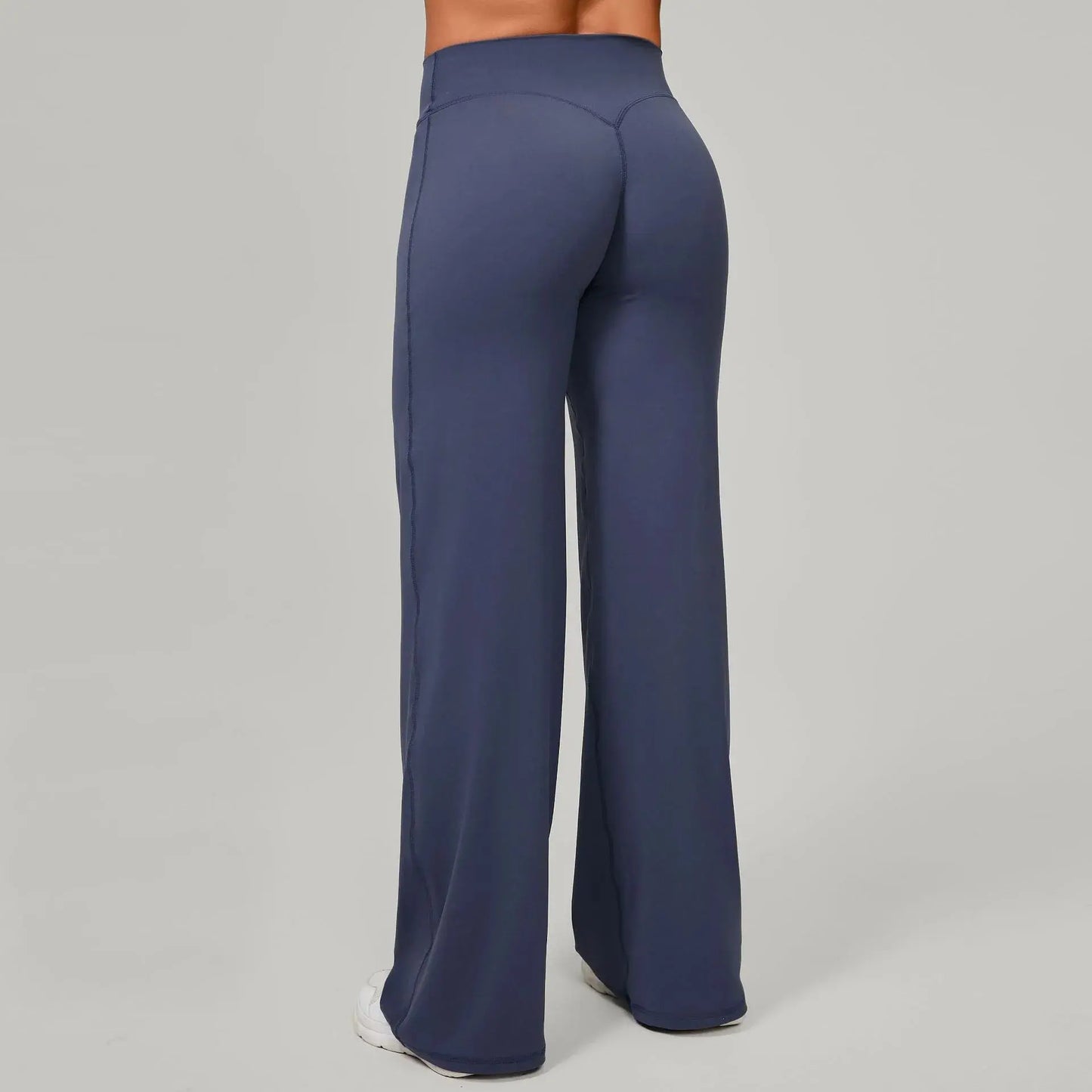 High Waisted Straight Leg Yoga Pants for Women, Naked Feeling Butt Lifting Loose Fit Workout Trousers, Slimming Gym Pants luxecrown.co.uk