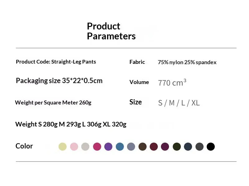 High Waisted Straight Leg Yoga Pants for Women, Naked Feeling Butt Lifting Loose Fit Workout Trousers, Slimming Gym Pants luxecrown.co.uk