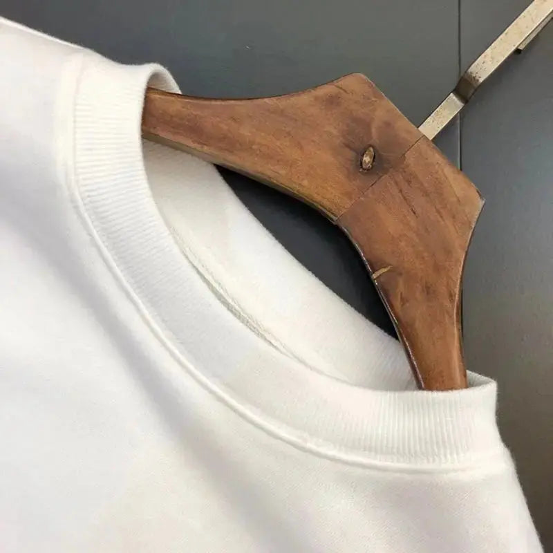 High-quality Summer Short-sleeved Women Loose Trendy Brand New Round Neck T-shirt Fashion 2024 Cotton Top Luxury Brand Men's Streetsharks