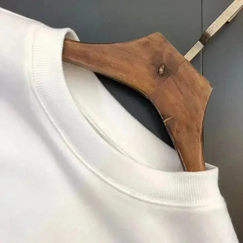 High-quality Summer Short-sleeved Women Loose Trendy Brand New Round Neck T-shirt Fashion 2024 Cotton Top Luxury Brand Men's Streetsharks