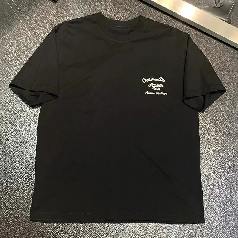 Hot Sale Women Cotton T Shirt Brand Tee Fashion Short Sleeve Men Tshirt Luxury Summer Oversized T-shirts Tops 2025 Clothing Streetsharks